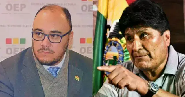 Gustavo Ávila y Evo Morales (imagen referencial)