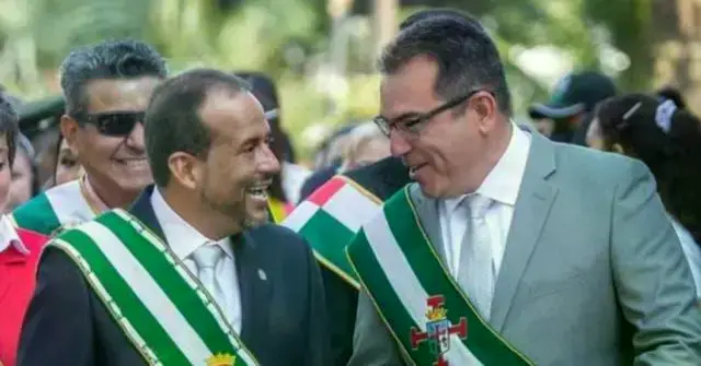Imagen referencial, Luis Fernando Camacho y Mario Aguilera