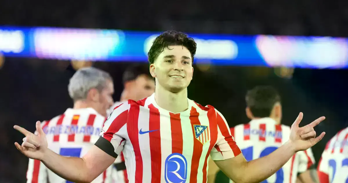 El argentino Julián Álvarez marcó un golazo para los ‘Colchoneros’.