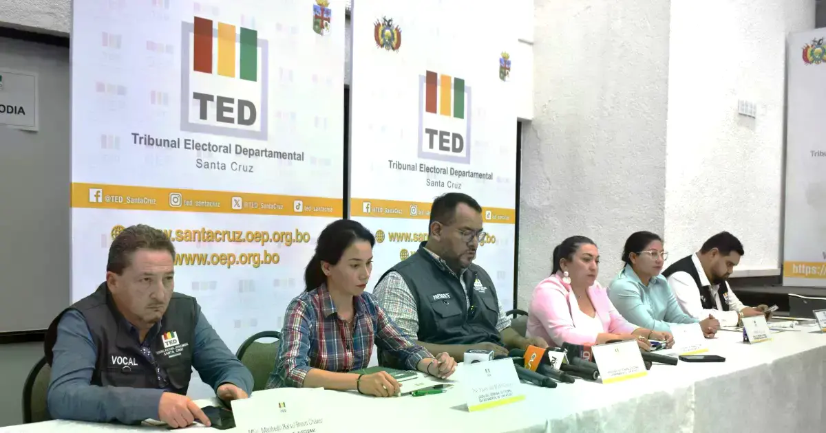 Tribunal Electoral Departamental (TED) de Santa Cruz.