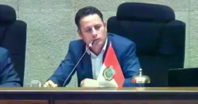 Lara durante la sesión de la ALP de este miércoles.