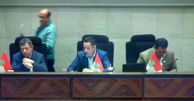 Sesión en la Asamblea Legislativa.