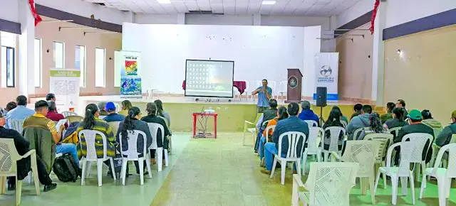 Alcaldes y concejales electos del Chaco en la capacitación de este miércoles en Monteagudo.