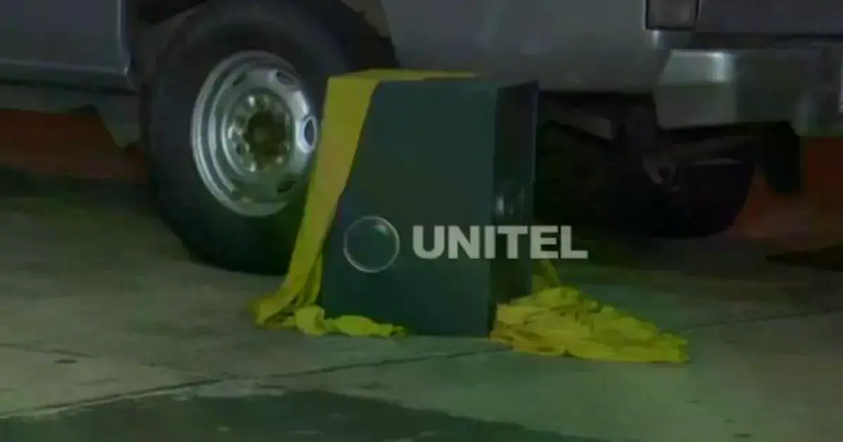 La caja fuerte fue abandonada en la zona noroeste de Santa Cruz de la Sierra