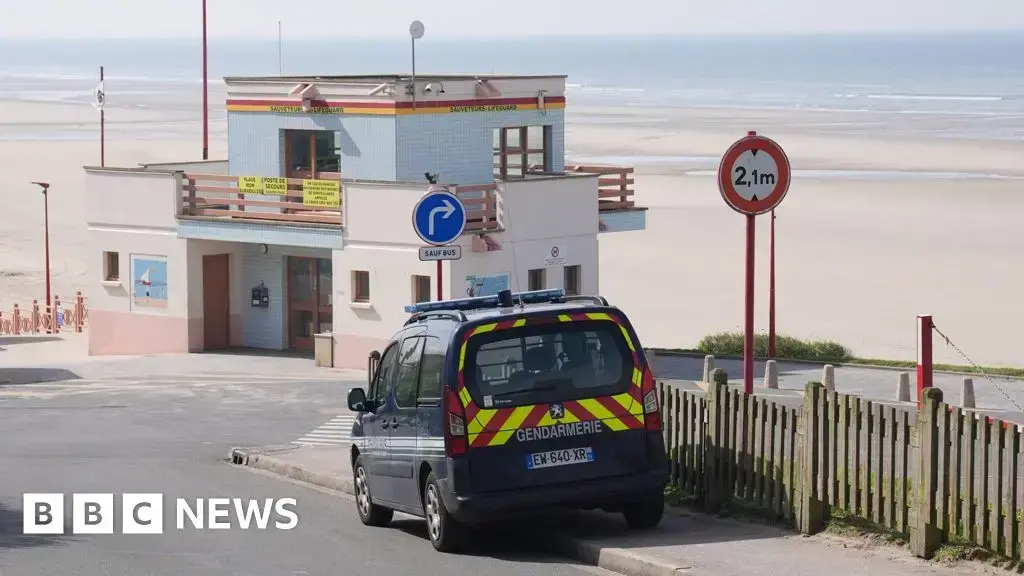 Playa Sud d'Équihen, al sur de Boulogne-sur-Mer, la mañana del jueves.