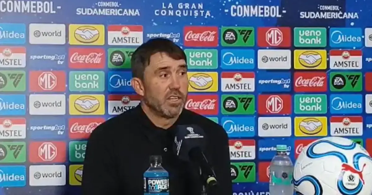 Eduardo Coudet, director técnico de River Plate.