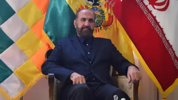 El embajador de Irán en Bolivia, Bahram Shahabeddin.