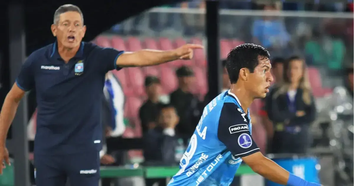 Guilmar Centellas, jugador de Blooming, durante un partido.