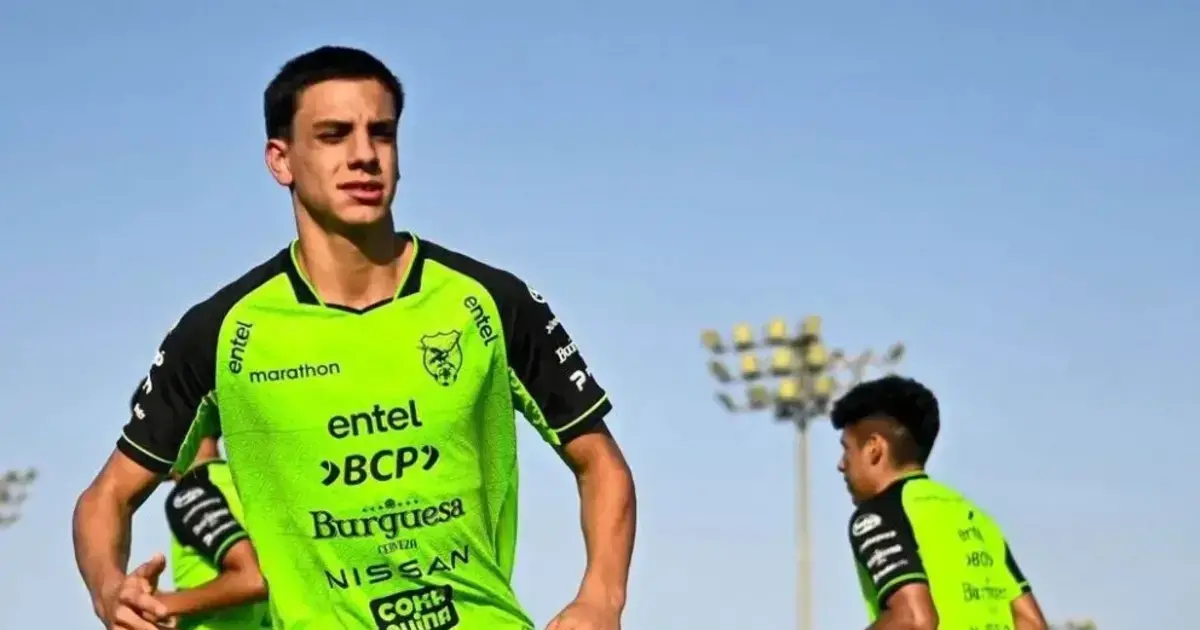 Nabil Nacif, delantero de la selección boliviana Sub-17.