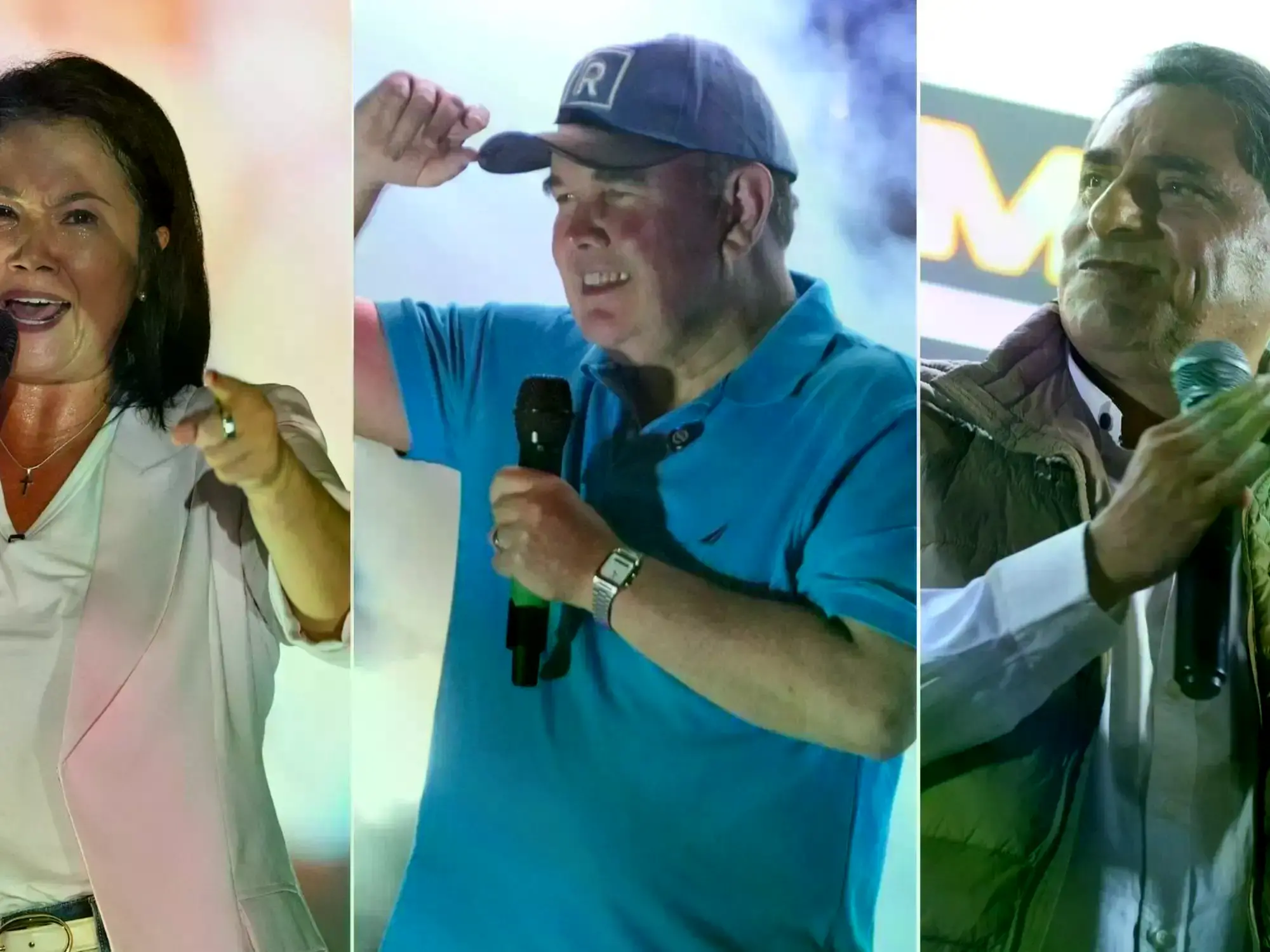 Ciudadanos peruanos residentes en España votan en Madrid con motivo de las elecciones generales.