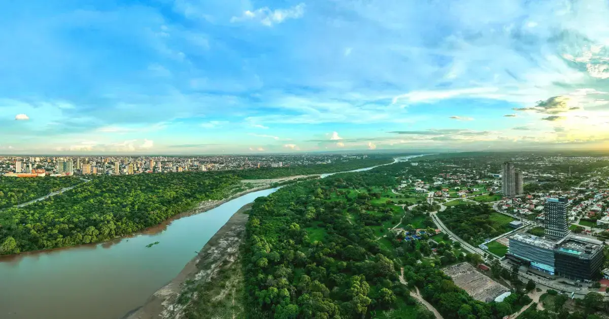 Foto panorámica de Santa Cruz de la Sierra