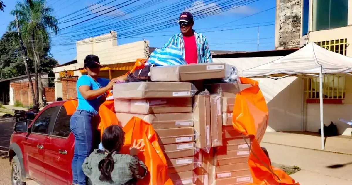 Personal del TED Beni prepara maletas electorales.