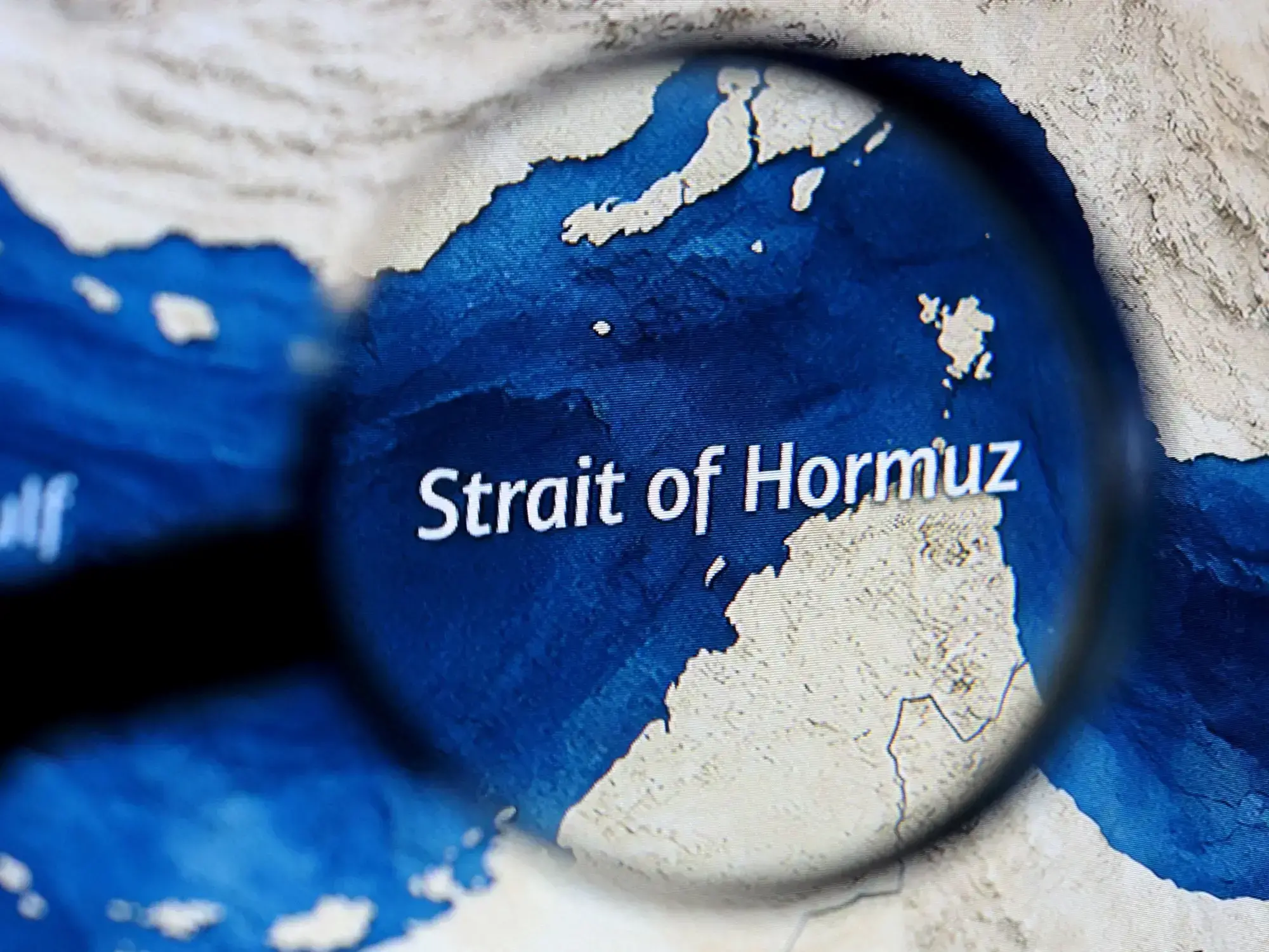 Petroleros en el estrecho de Ormuz