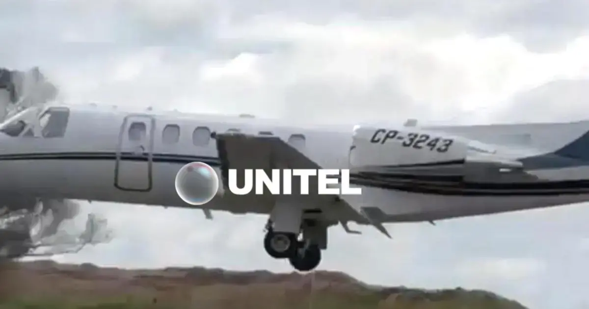 Imagen de la aeronave que supuestamente perdió el contacto con la torre de control.