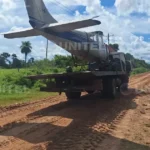 Incautan avioneta sin asientos en Cotoca por presuntos vínculos con el narcotráfico