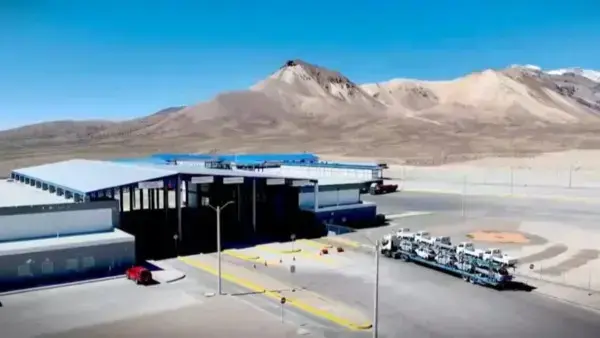 Punto fronterizo de Tambo Quemado, en el departamento de Oruro.