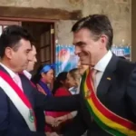 Presidente Rodrigo Paz asiste a actos por el aniversario de Tarija