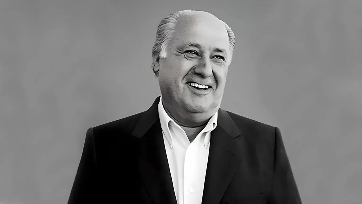 Amancio Ortega, fundador de Zara e Inditex, en un retrato corporativo.