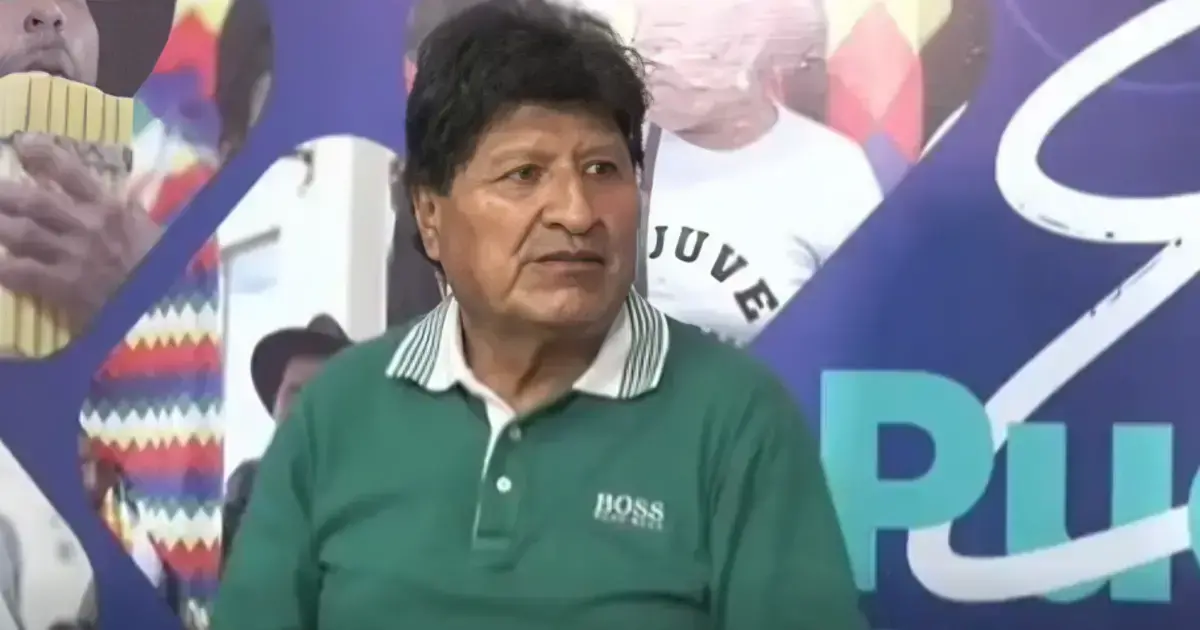 Evo Morales, líder cocalero.