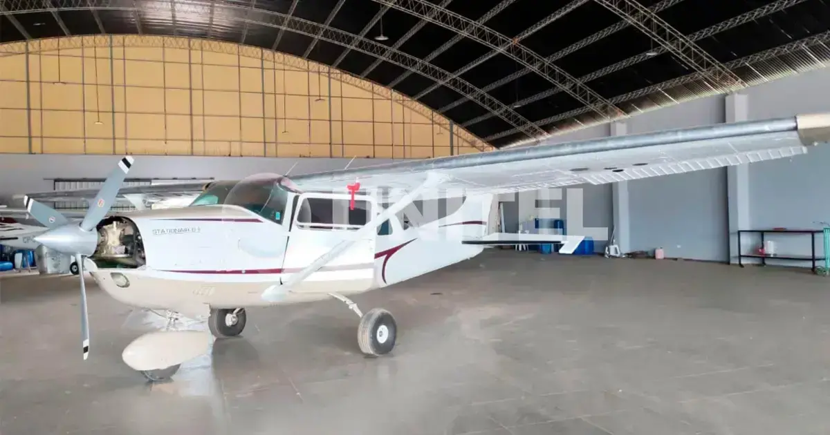 Avioneta secuestrada durante los operativos en aeródromos de Warnes