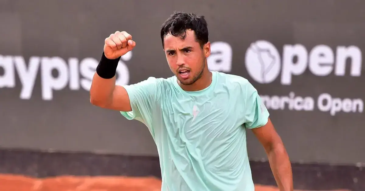 Foto de Dellien en un partido anterior.