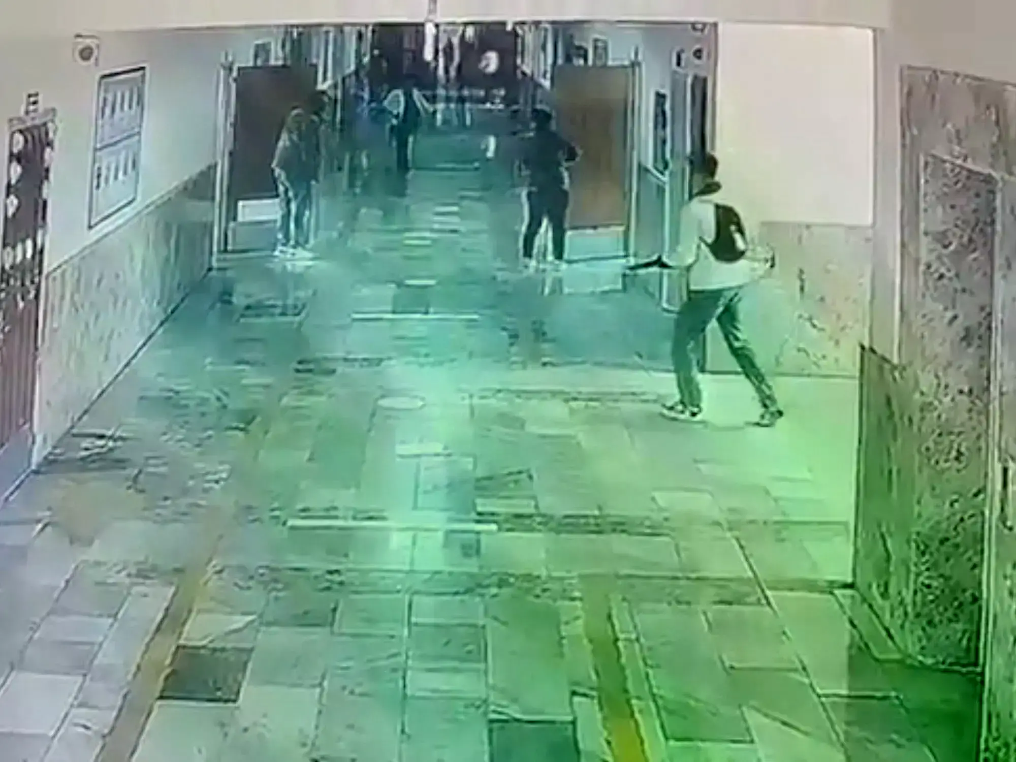 Una captura del ataque de ayer, donde un joven hirió a 16 personas.