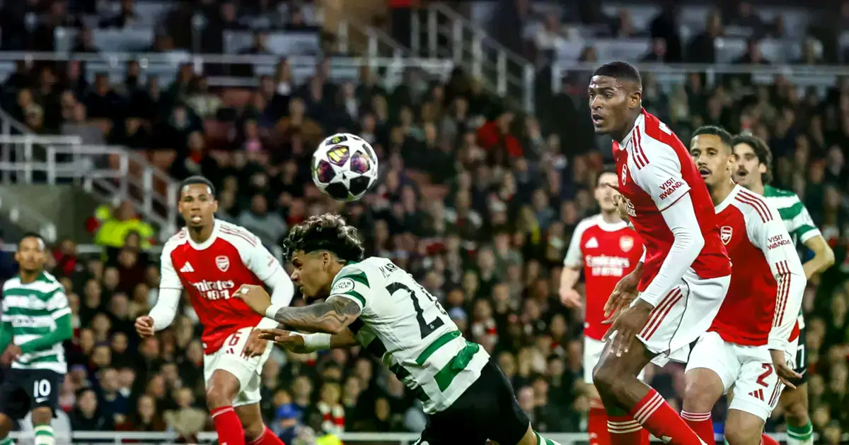 El partido terminó 0-0 en Londres.