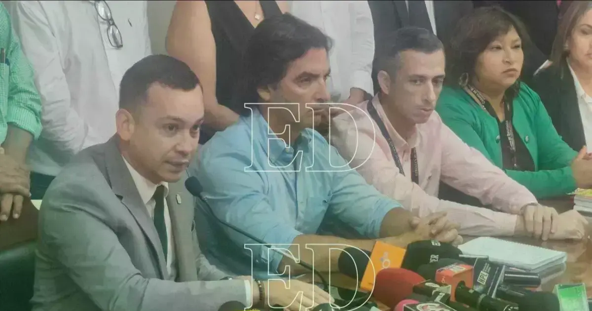 Romer Saucedo, presidente del Tribunal Supremo de Justicia (TSJ), en conferencia de prensa.