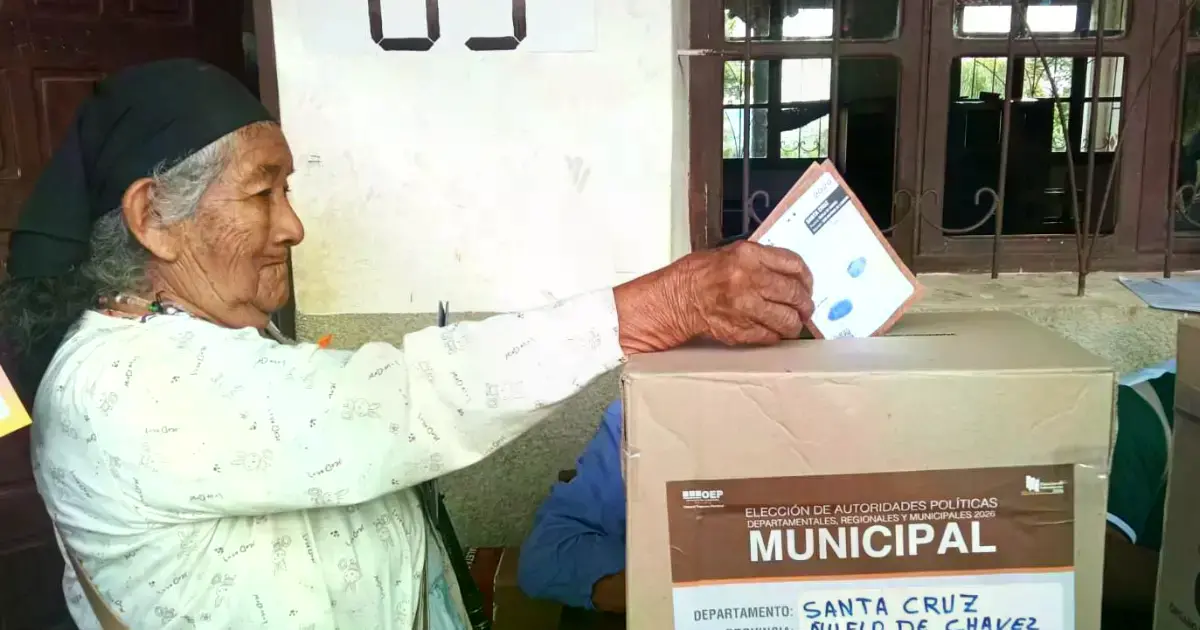 La votación en la provincia Nuflo de Chávez en Santa Cruz.