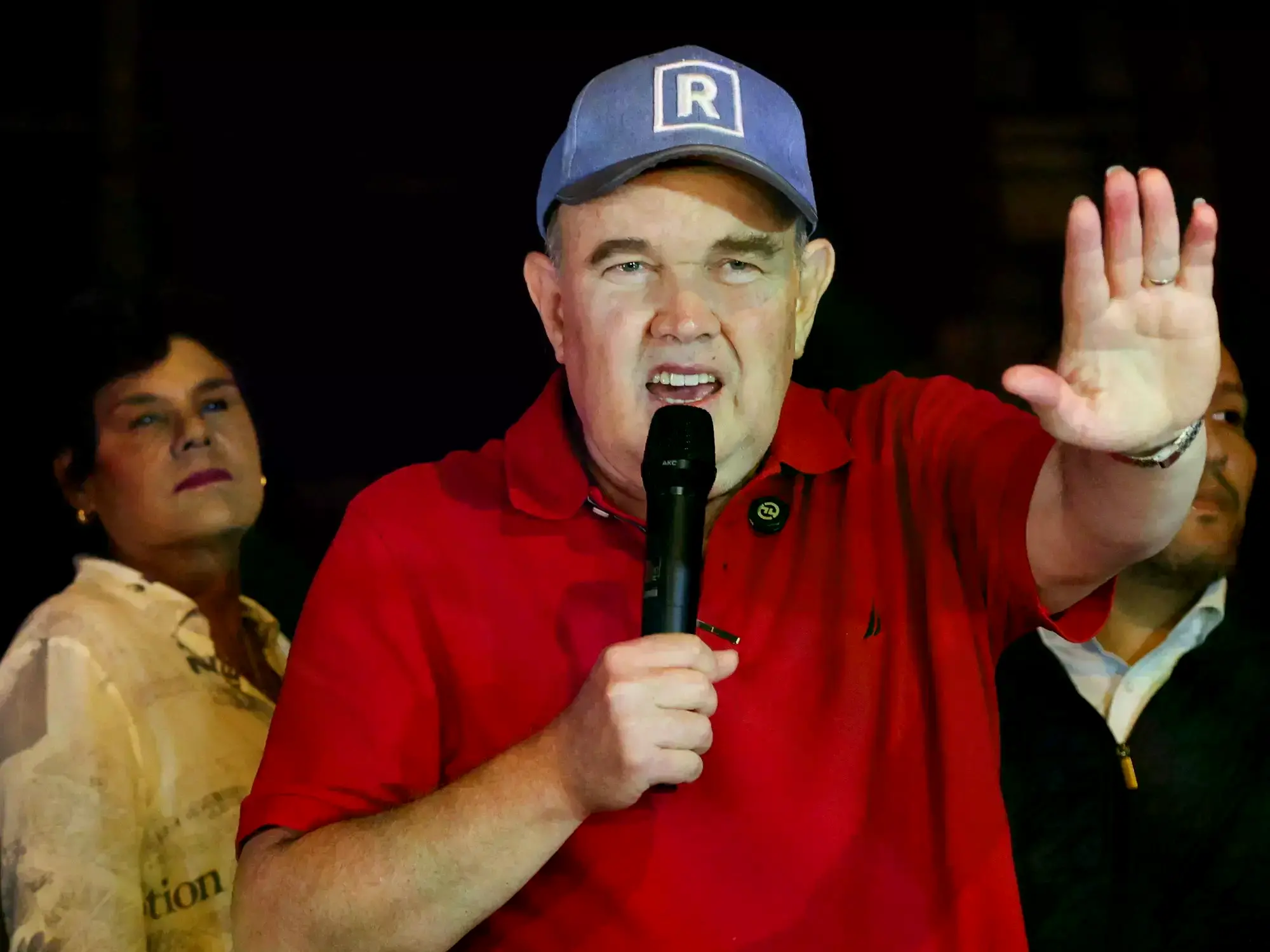 El candidato de ultraderecha a la Presidencia de Perú, Rafael López Aliaga.