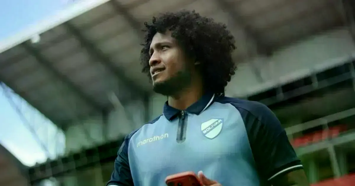 Alemán en la previa de un partido.