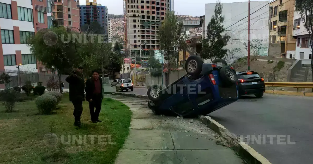 Uno de los accidentes se registró en la avenida Kantutani.