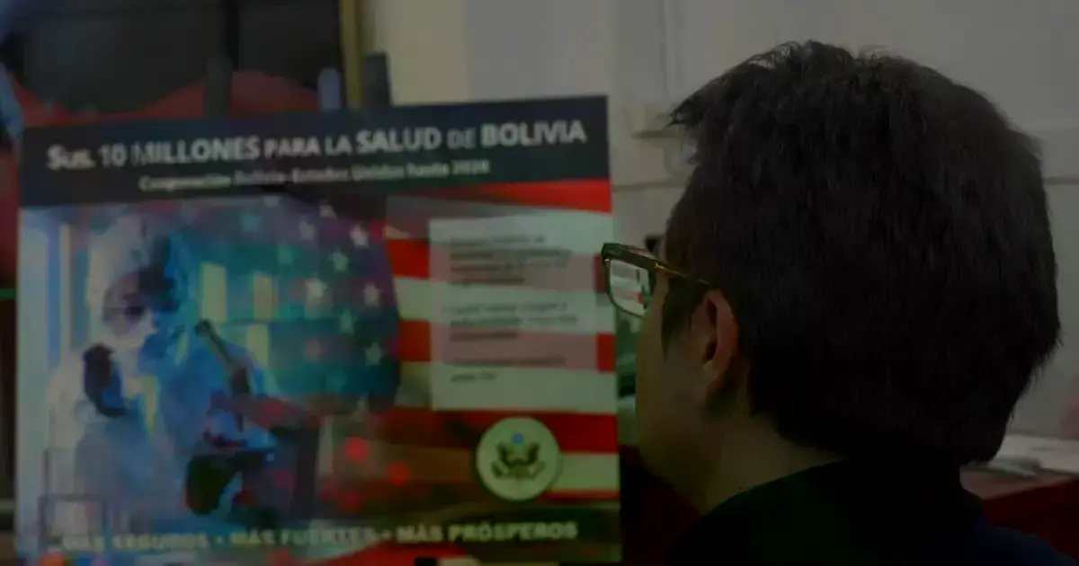 Estados Unidos otorga 10 millones de dólares a Bolivia para fortalecer su sistema de salud