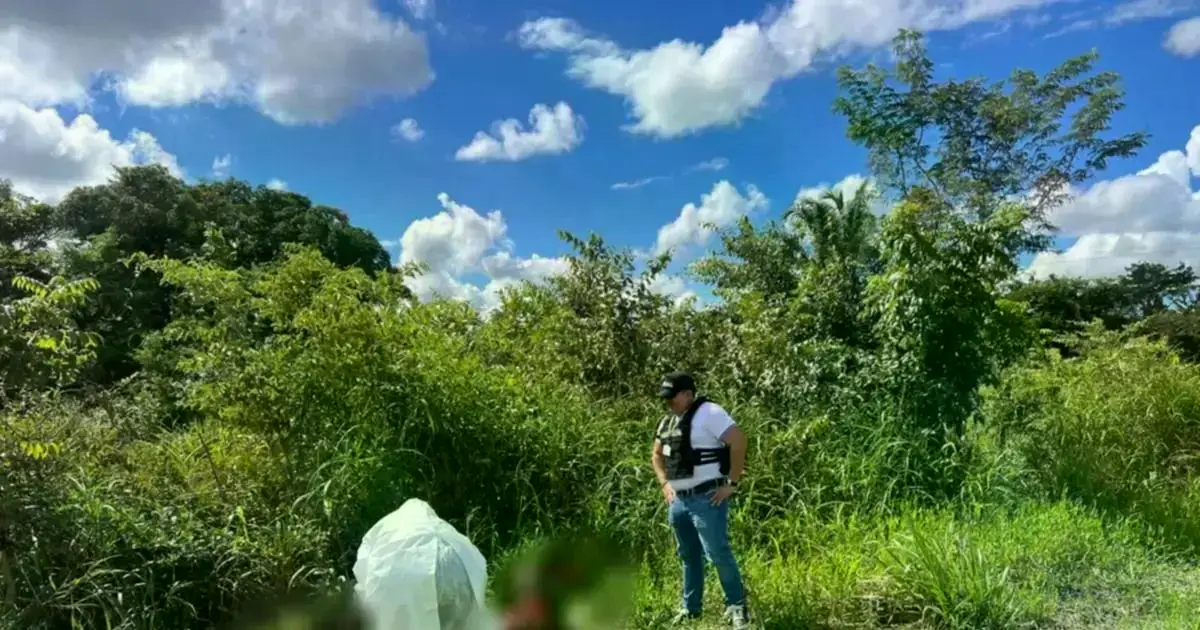 El cuerpo de la víctima fue hallado envuelto en una sábana.
