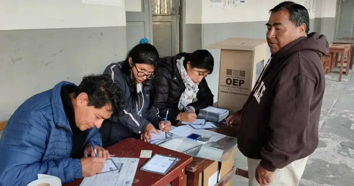 Votación en Oruro