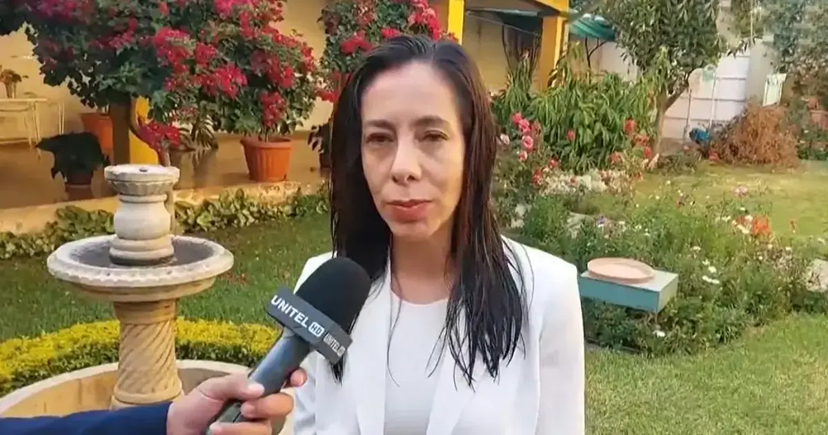 María René Soruco, candidata a la Gobernación de Tarija
