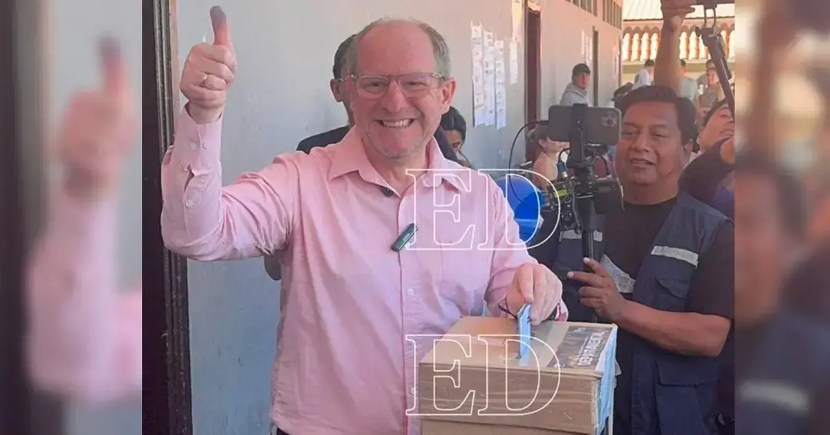 Adrián Oliva, el candidato a gobernador por la Alianza Patria.