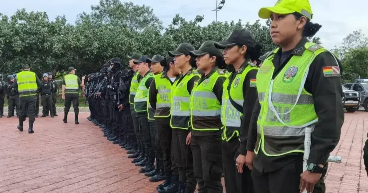 Controles policiales en Santa Cruz
