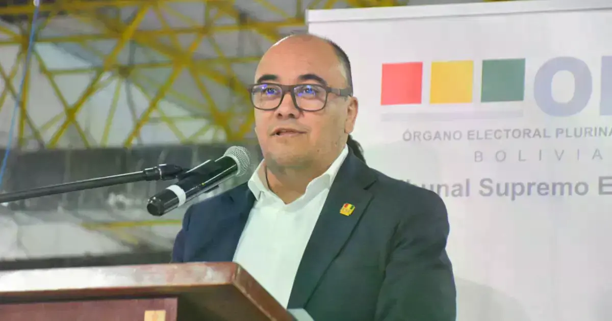 El presidente del TSE, Gustavo Ávila.