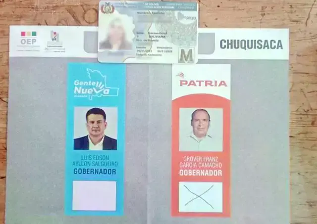 Una de las papeletas denunciadas a través de las redes sociales.
