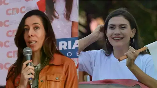 María René Soruco (i) y Gabriela de Paiva, gobernadoras electas de Tarija y Pando.