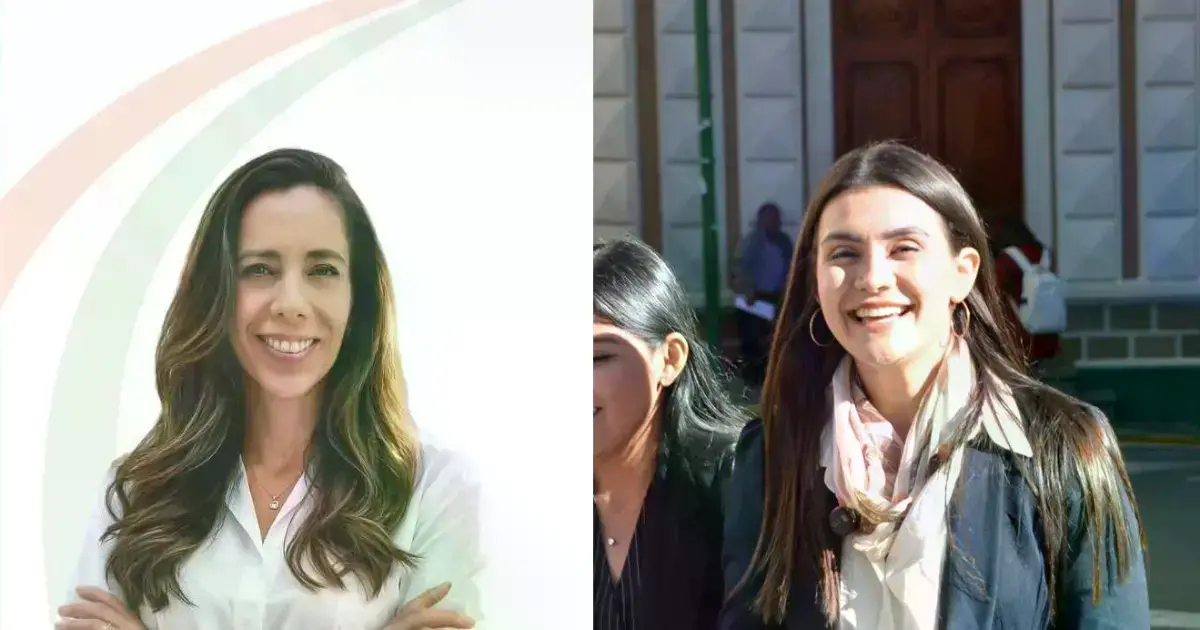 María René Soruco y Gabriela De Paiva, las primeras gobernadoras electas de Bolivia.