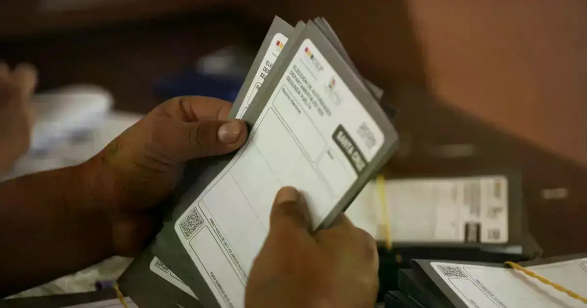Los votos fueron registrados en las actas electorales