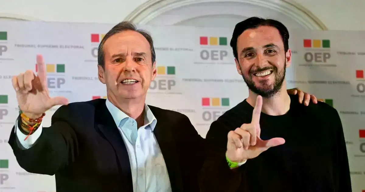Tuto Quiroga y JP Velasco eran compañeros de fórmula en las elecciones nacionales