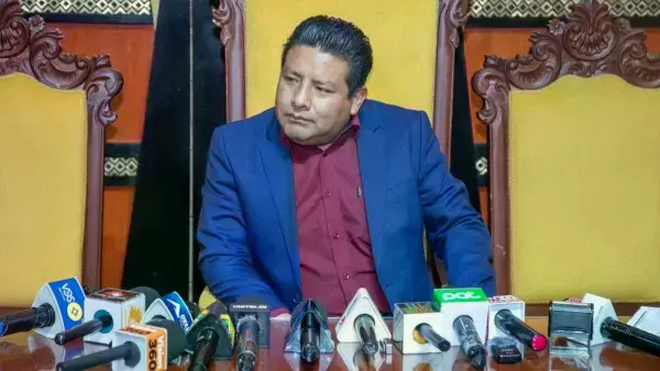 Gobernador de La Paz, Santos Quispe.