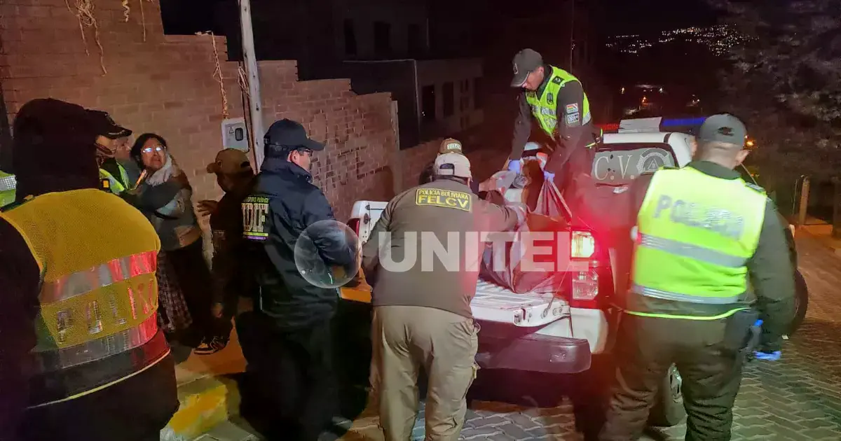 Personal policial hizo el levantamiento legal del cuerpo