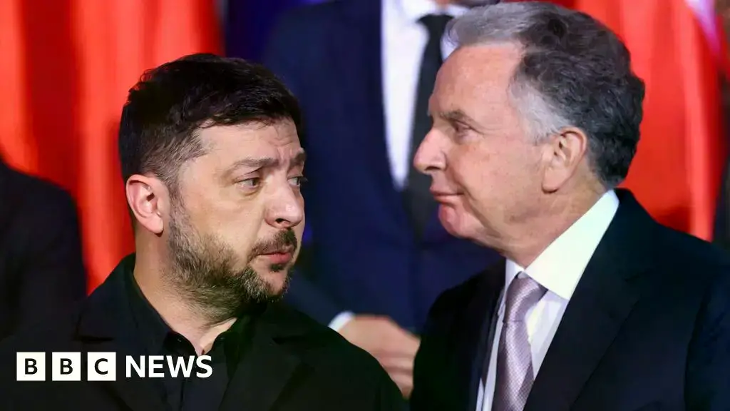 El enviado estadounidense Steve Witkoff (derecha) ha viajado a Moscú ocho veces pero nunca a Kyiv.