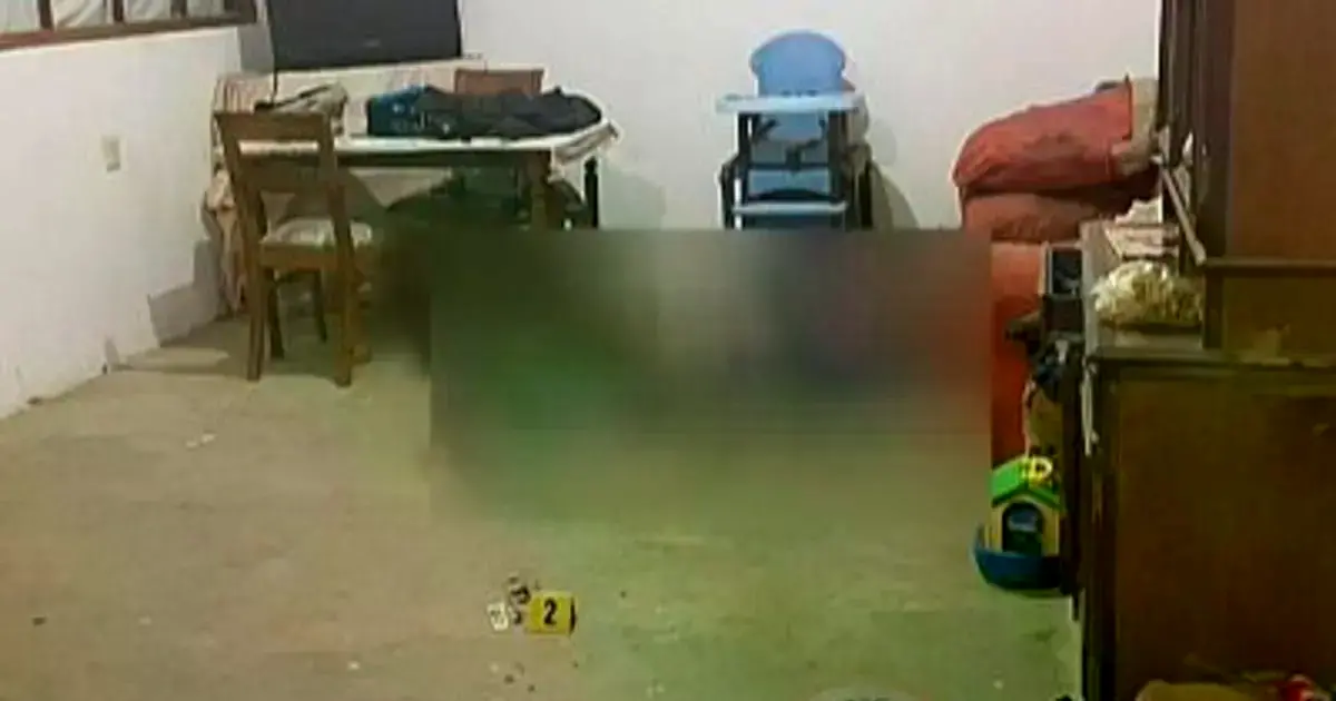 La habitación donde fue encontrada muerta la víctima.