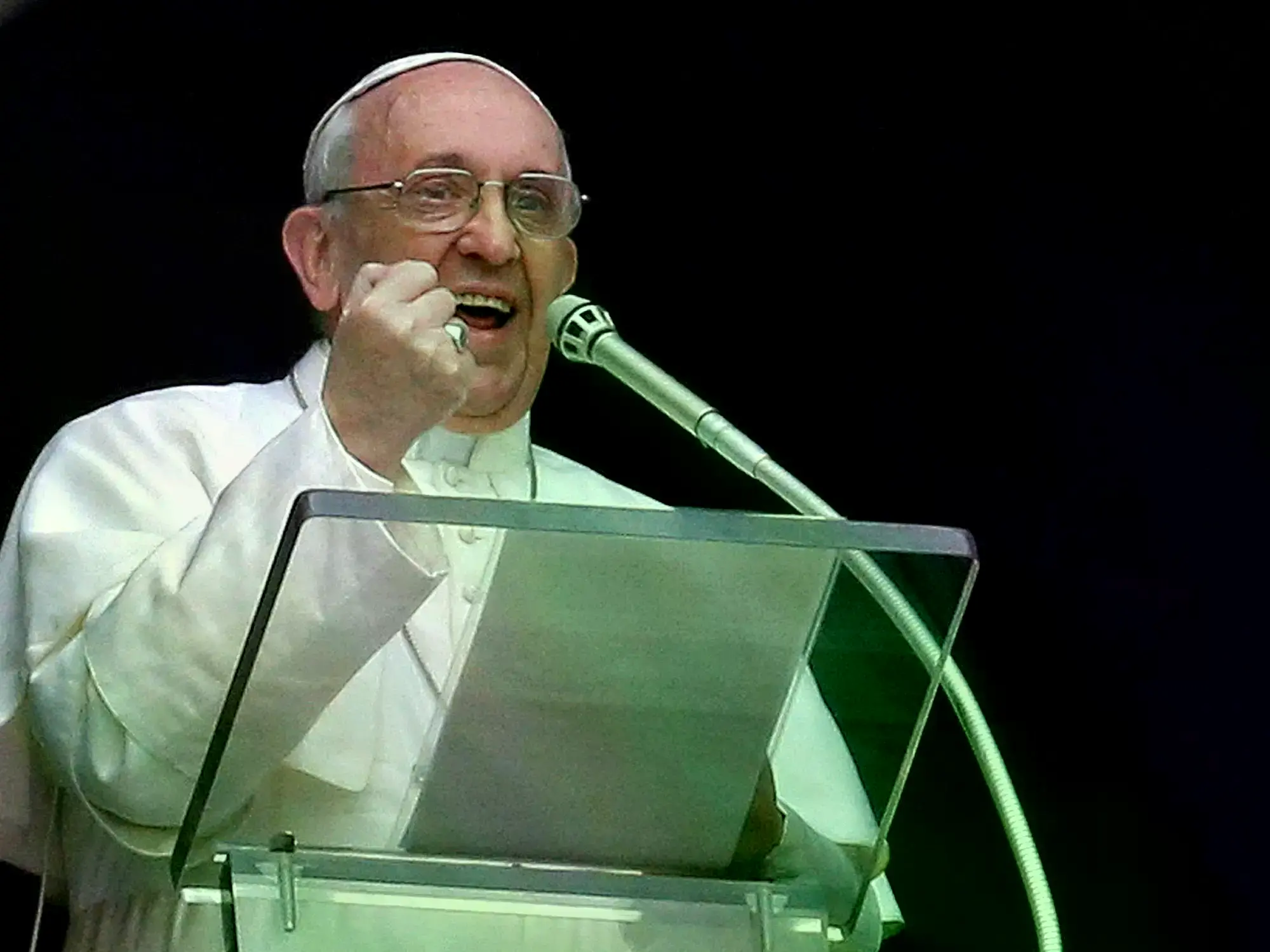 Jorge Bergoglio, días después de convertirse en el Papa Francisco, en marzo de 2013.