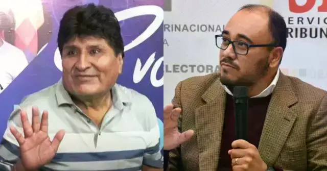 Evo Morales y Gustavo Ávila